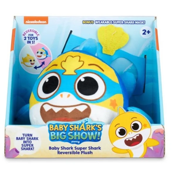 Baby Shark's BS! 2-in-1 Reversible Plush Baby Shark - 61427-T
